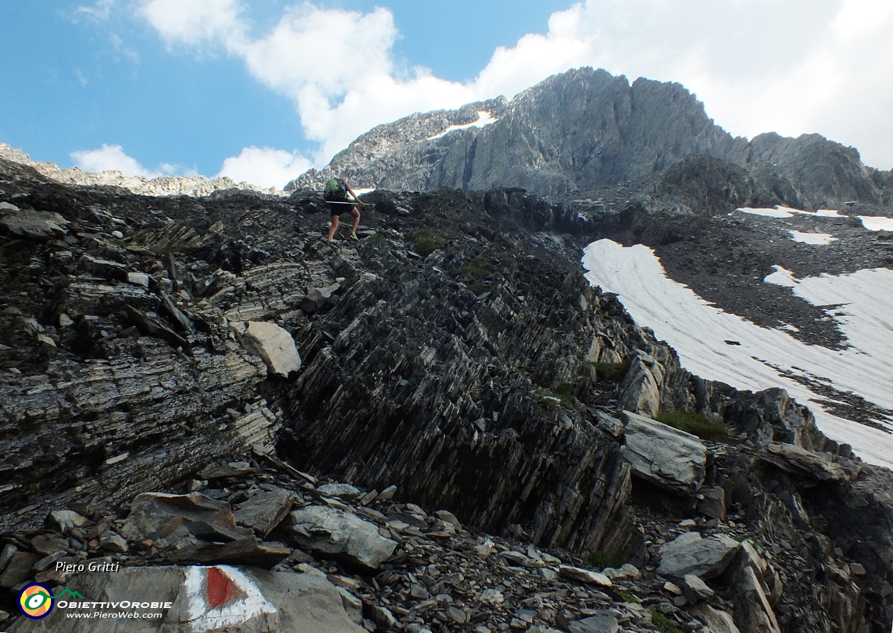 39 Cresta Baroni sulla dx, cresta nord-ovest a sx .JPG